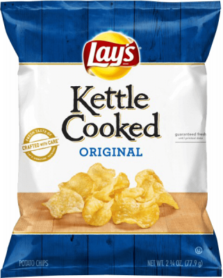 LAY'S® KETTLE COOKED POTATO CHIPS REGULAR